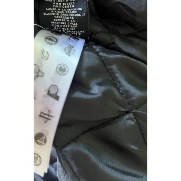 Vintage NBA Miami Heat Ultra Game Jacket Men’s Sz Large Bomber Jacket Black - Picture 16 of 16